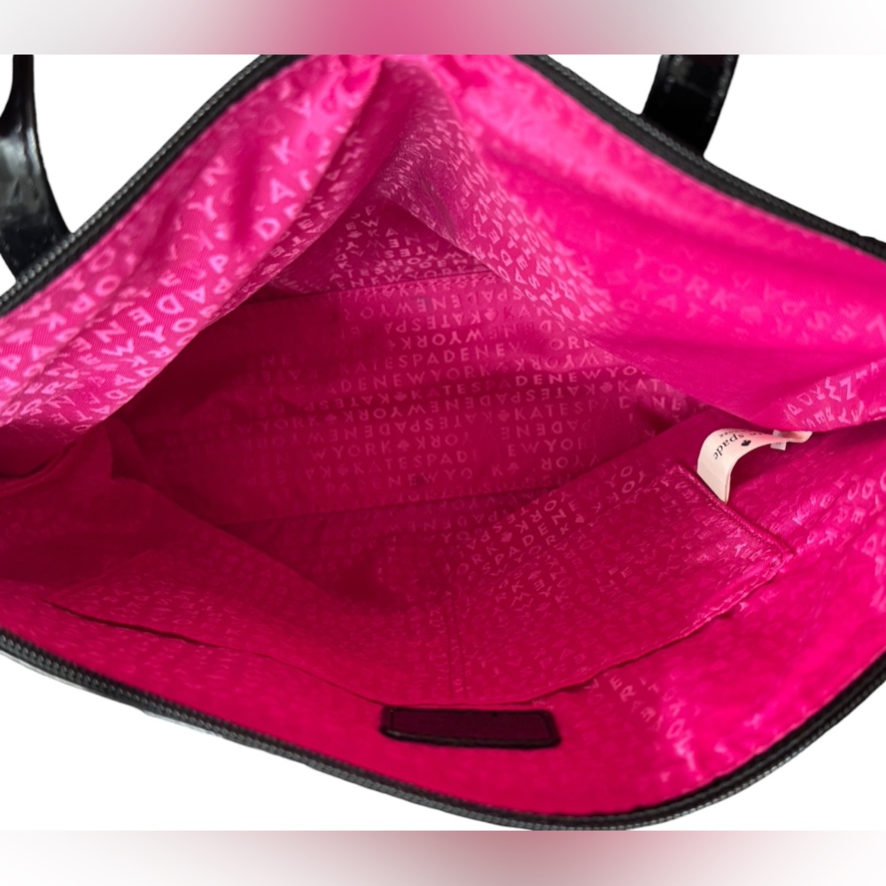 Kate Spade Black Textured Tote Bag - Picture 6 of 7